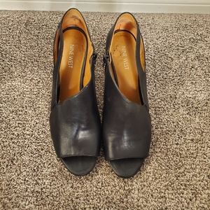 Nine West leather heel demi-boot